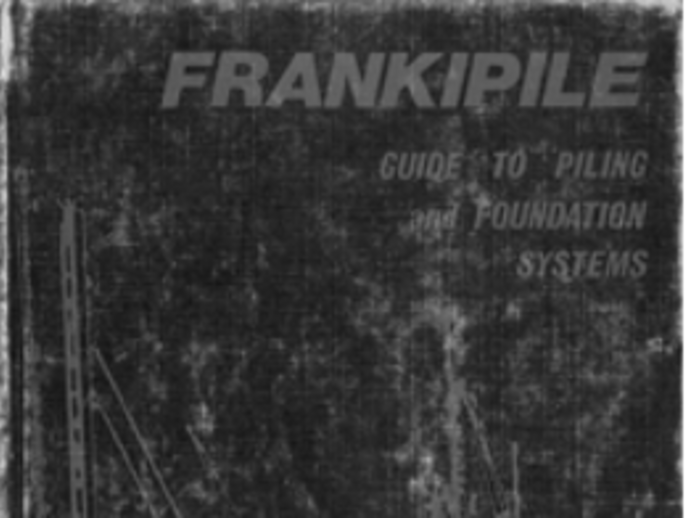 1st edition Frankipile guide to piling and foundation systems
