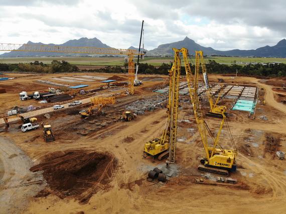 installation of franki dcis piles, bored piles and rigid inclusions at mmil mauritius multi sports complex