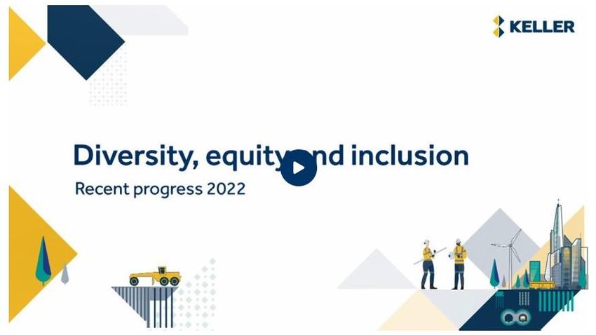 diversity, equity and inclusion Keller's recent progress 2022