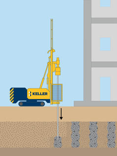 Compaction grouting illustration